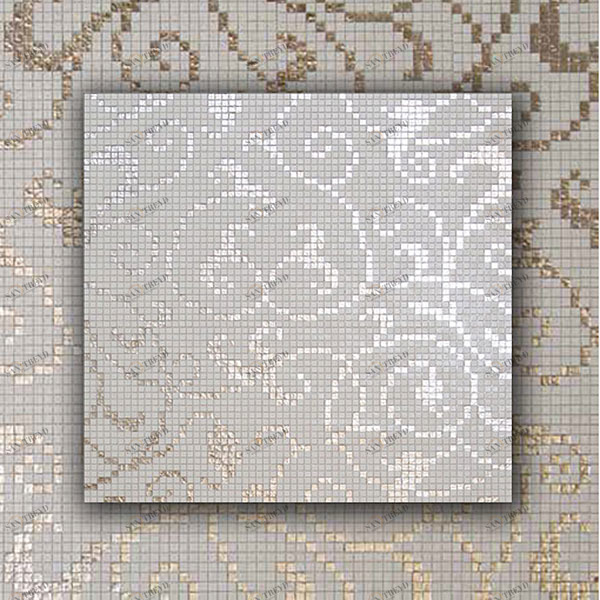 МОЗАИКА ИЗ СТЕКЛА MZ-01 WHITE ALMA ПАННО 15 MZ01WHITE