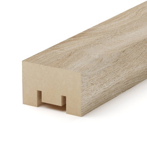 Интерьерная рейка МДФ STELLA Милана Дуб Сонома 20*30*2700 (уп.8 шт.)