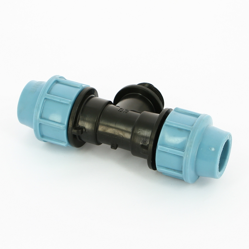 Тройник обжим-Н для труб ПНД UNIDELTA 20х3/4" 1010020003 - Вид №4