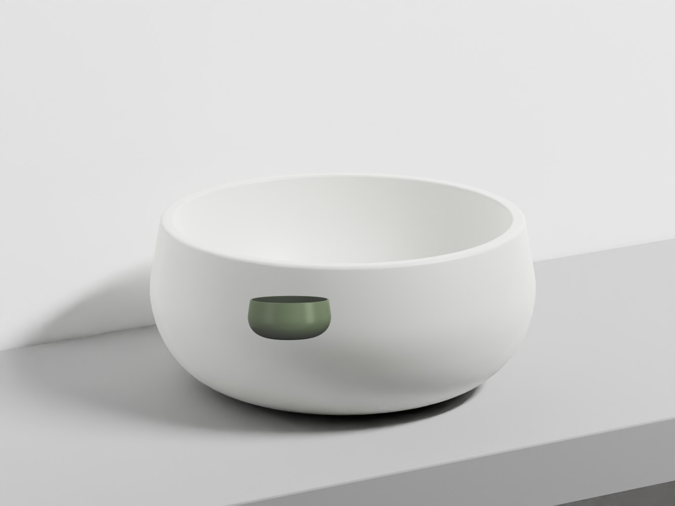 BATO-AG Накладная чаша Tino h19 cielo Le Bacinelle Ceramica Cielo