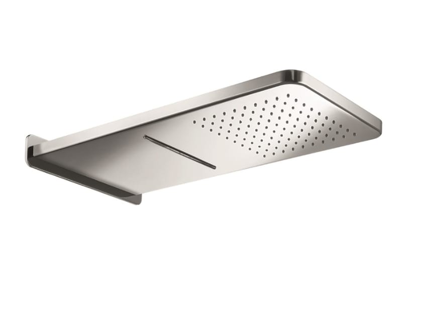 Прямоугольная душевая головка из нержавеющей стали с 2 струями CRISTINA Rubinetterie дополнения для душа / ванны / умывальника - Inox collection ARCH-00018395
