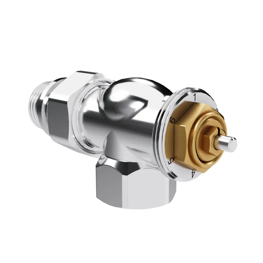 Термостатический комплект для радиатора осевой Royal Thermo Design 1/2" латунь цвет хром 89423308 STLM-2041633  - Вид №2