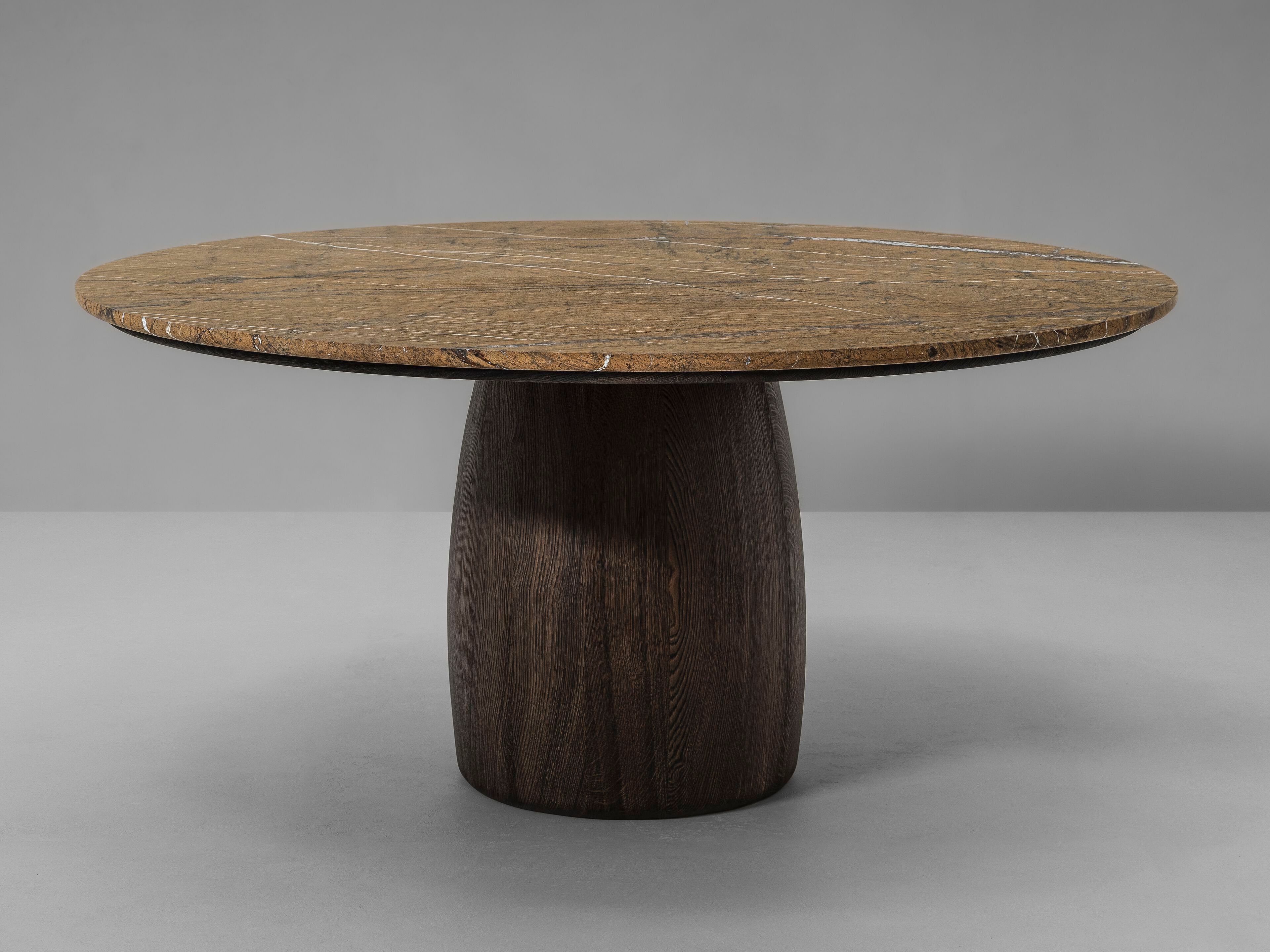 Круглый мраморный обеденный стол Van Rossum BARREL ARCH-00048219