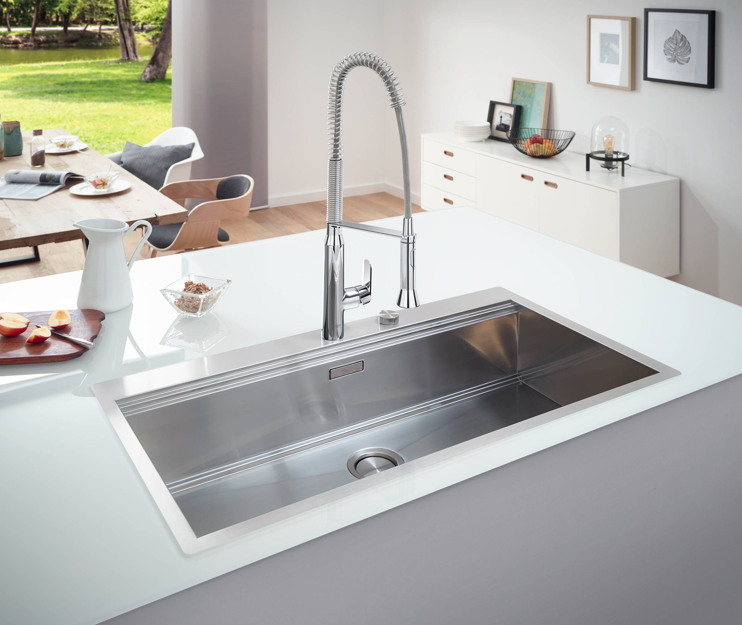 31586SD0 Мойка кухонная овальная Grohe K800 - Вид №3