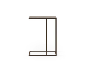 Квадратный металлический журнальный столик