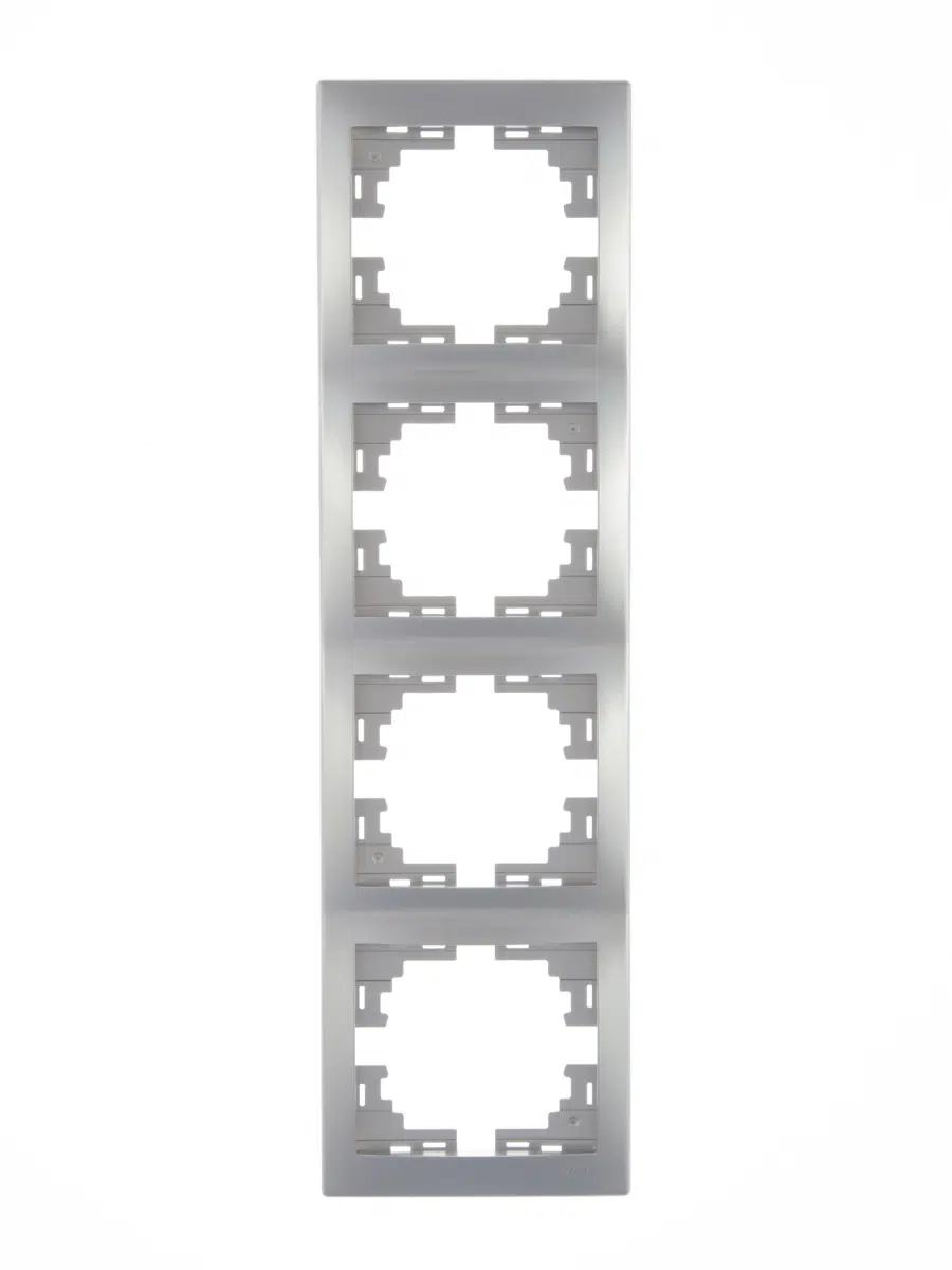 MIRA Рамка 4-ая вертикальная серебро