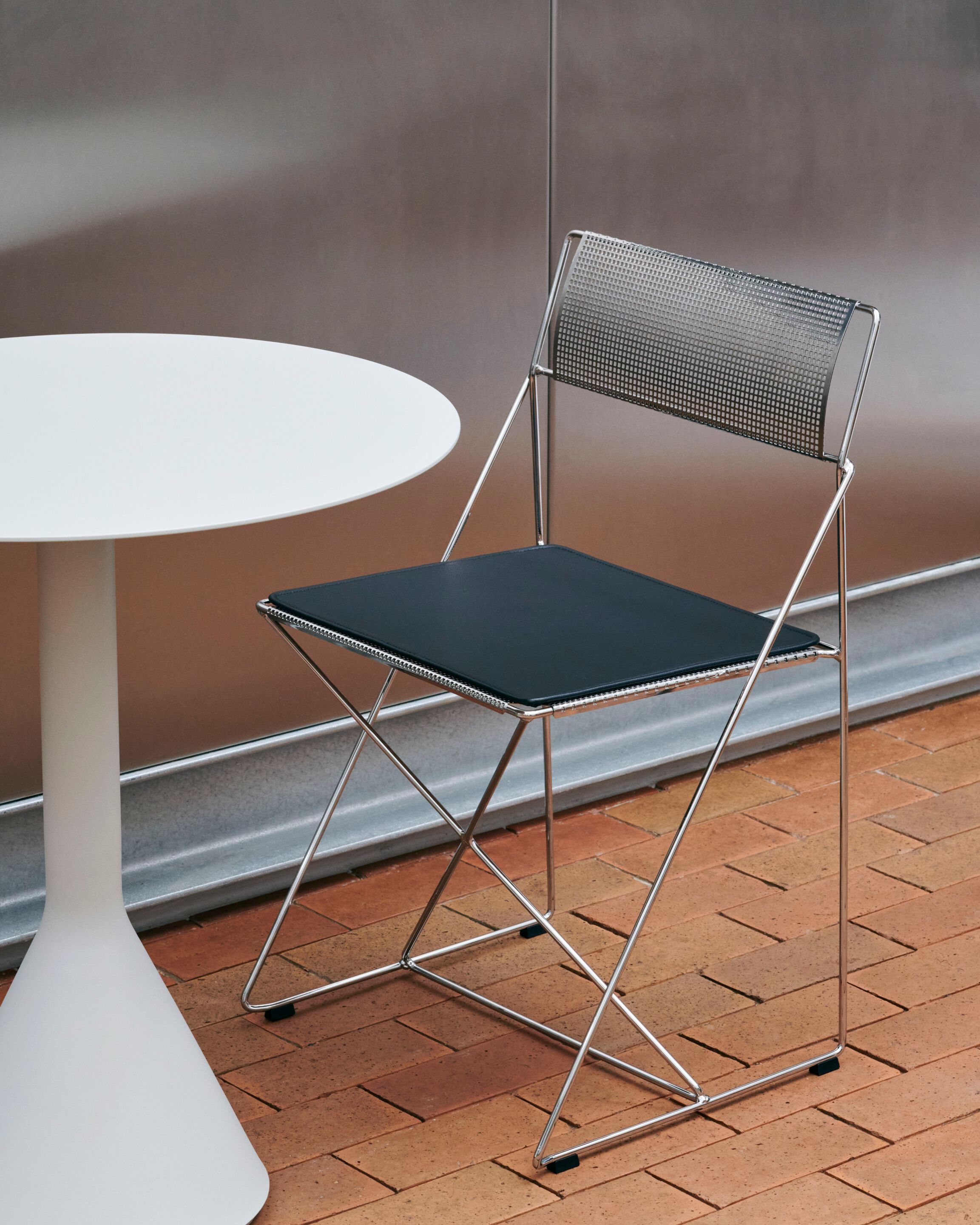 Штабелируемый стальной стул с порошковым покрытием Hay X-Line ARCH-00021501 - Вид №24