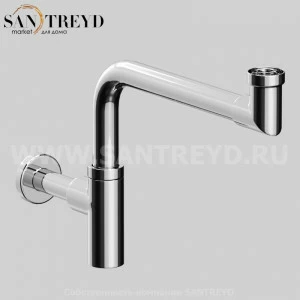 DS111 Компактный сифон 5 см хромированный Globo ACCESSORIES Италия