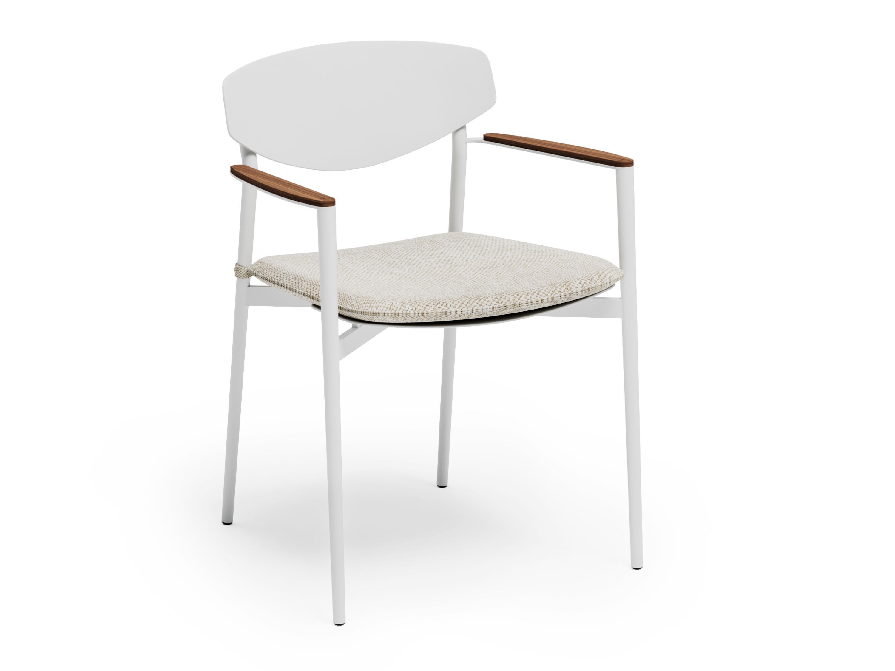 Алюминиевый штабелируемый садовый стул с подлокотниками Atmosphera оригами ARCH-00078253