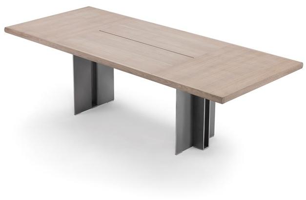 Flexform Прямоугольный стол с деревянной столешницей sun-id-1466333 - Вид №4