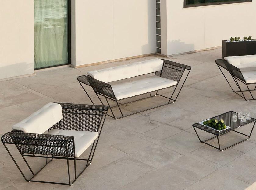 Talenti Низкий прямоугольный столик для сада из стали Float Floatciro - Вид №2