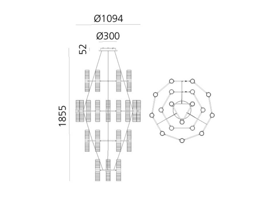 Светодиодная люстра Artemide Zephyr ARCH-00108419 - Вид №9