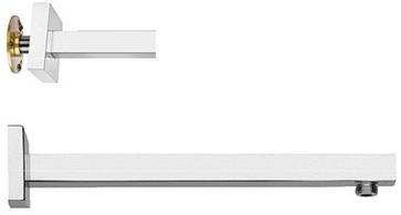 1111077JA00 Настенный крепеж для душа 25*25мм усиленный, 400мм, хром Jacuzzi 