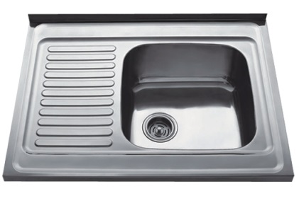 HBS6080R Кухонная мойка , матовая сталь Haiba  - Вид №1