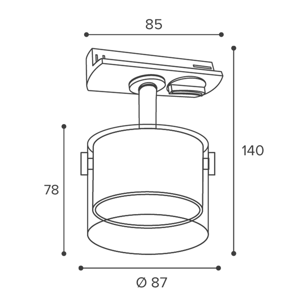 Трековый спот Wolta с золотым покрытием для акцентного освещения 89436514 STLM-1579392 - Вид №8