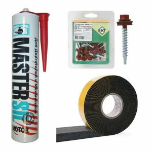 Монтажный набор "Для установки проходки кровли" (коричневый)