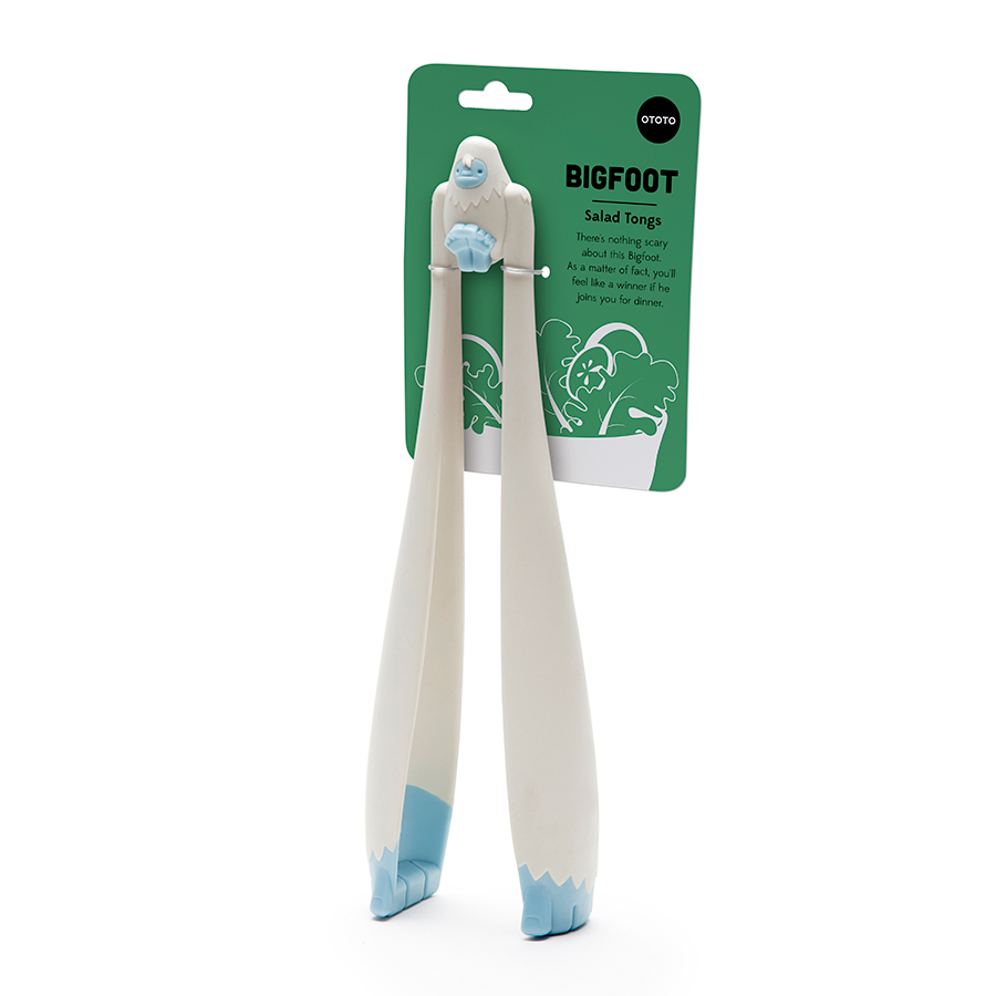 OT876 Щипцы салатные big foot белые OTOTO  - Вид №4