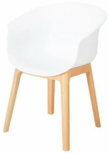 Grado Design Стул с полипропиленовым каркасом и основанием из бука Queen Que-ch-04