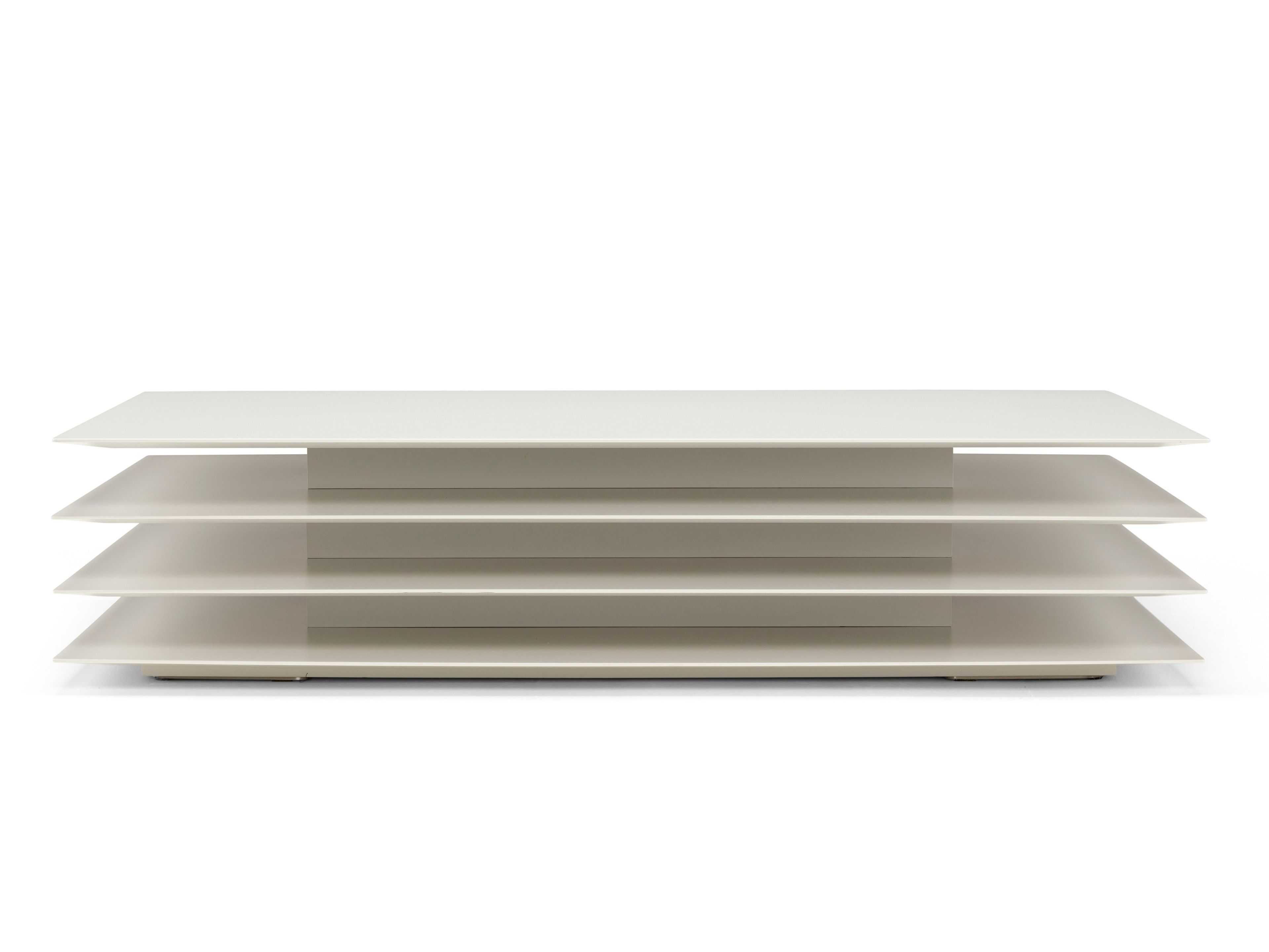 Прямоугольный лакированный журнальный столик из массива дерева и МДФ Amura Millefoili ARCH-00085989 - Вид №1