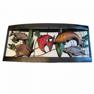 Настенное прямоугольное панно "Аквариум" МИСТЕР ПРАЙС  117503 Разноцветный;зеркальный