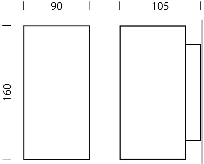 GESSO Настенный светильник из гипса  447  - Вид №1