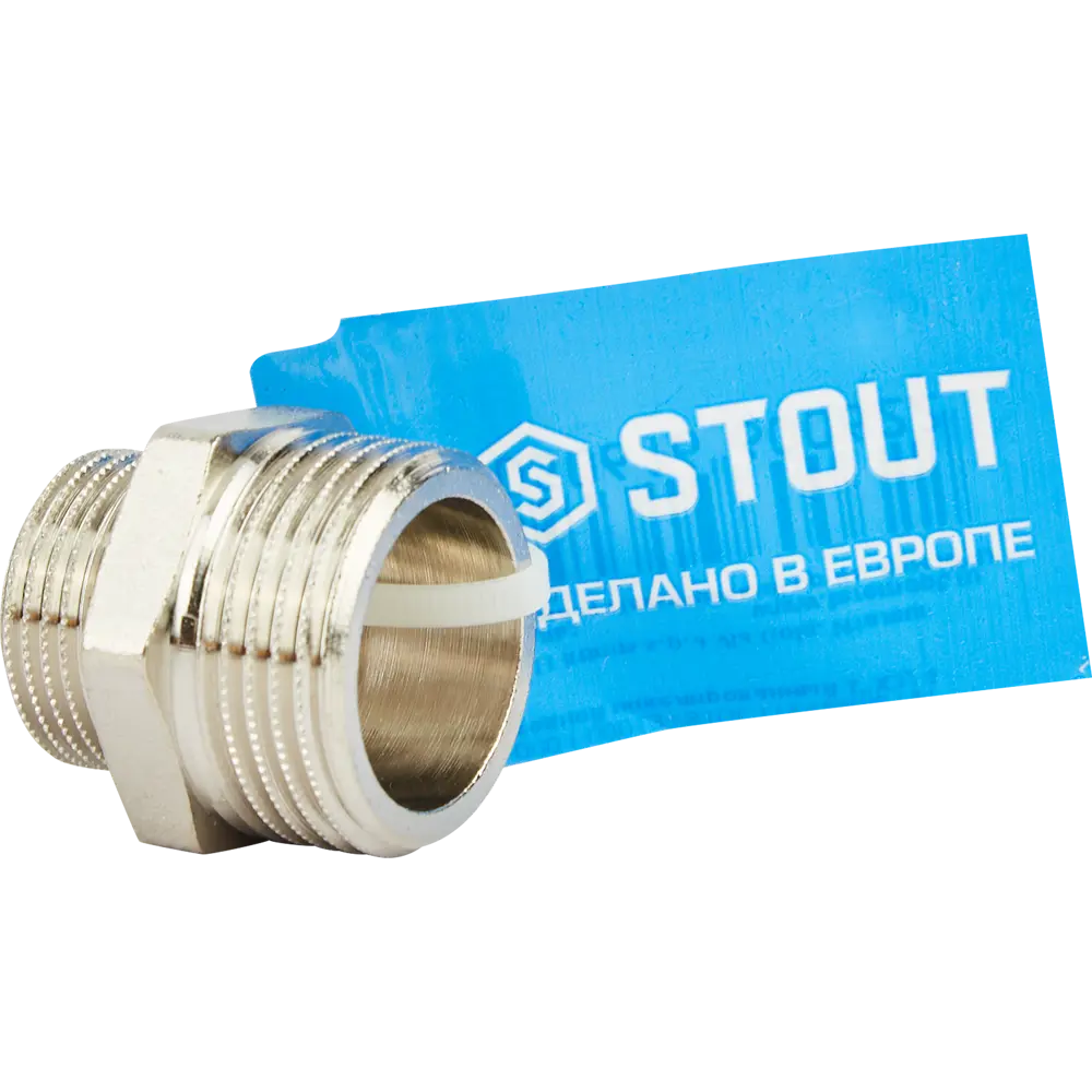 Ниппель STOUT 1"x3/4" для водопроводных систем 82238812 STLM-0804229 - Вид №2