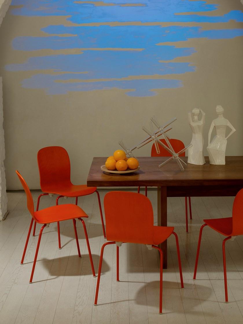 Cappellini Штабелируемый стул из фанеры Tate color sun-id-1487918 - Вид №2