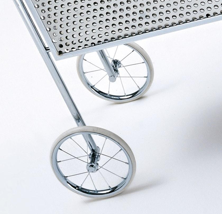 MisuraEmme Барный шкаф из стали и дерева на колесиках Atelier sun-id-1374342 - Вид №8