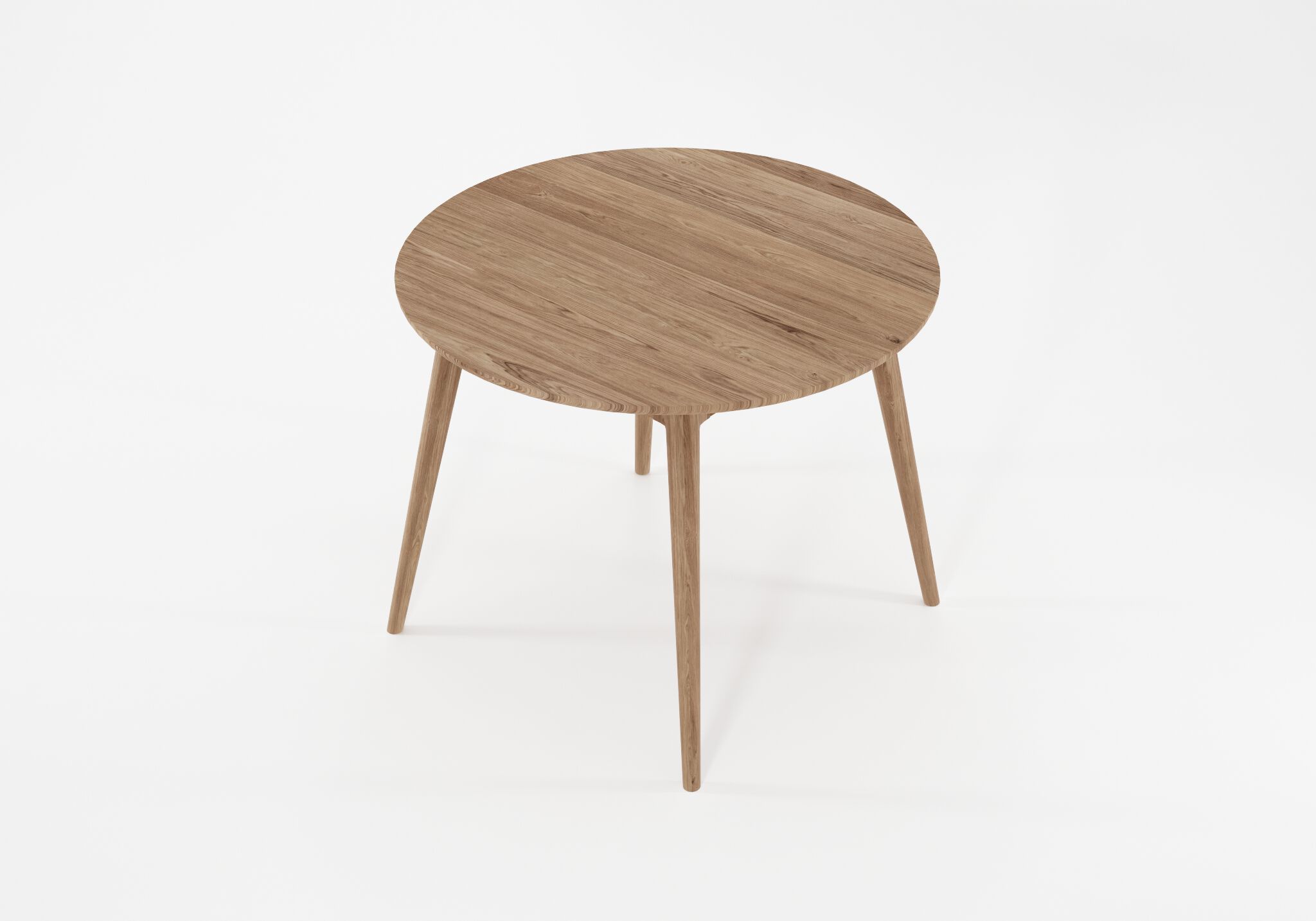 Круглый деревянный стол для гостиной KARPENTER Винтаж ARCH-00079072 - Вид №3