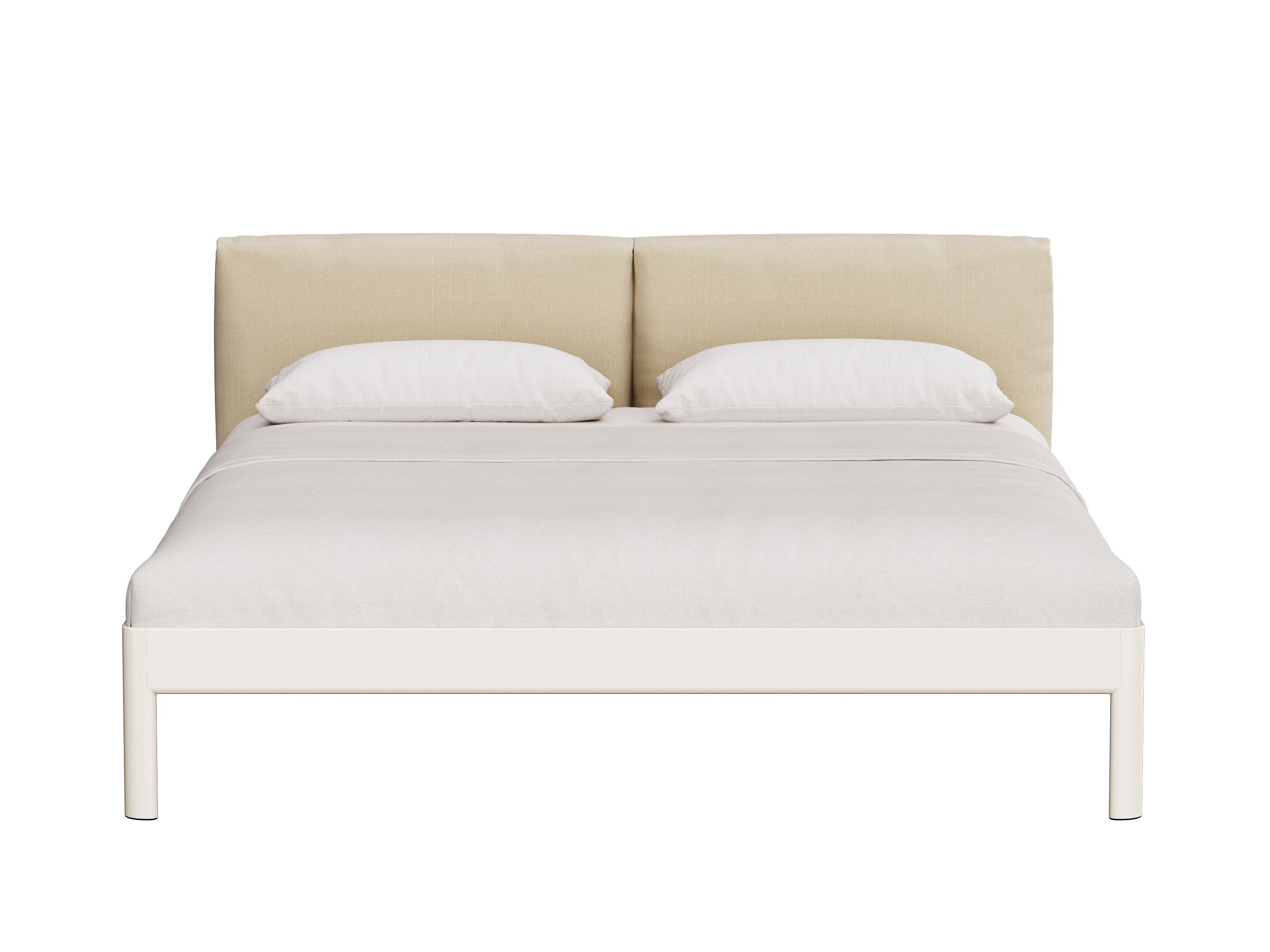 Алюминиевая двуспальная кровать с мягким изголовьем Noah Living Heia ARCH-00065654 - Вид №6