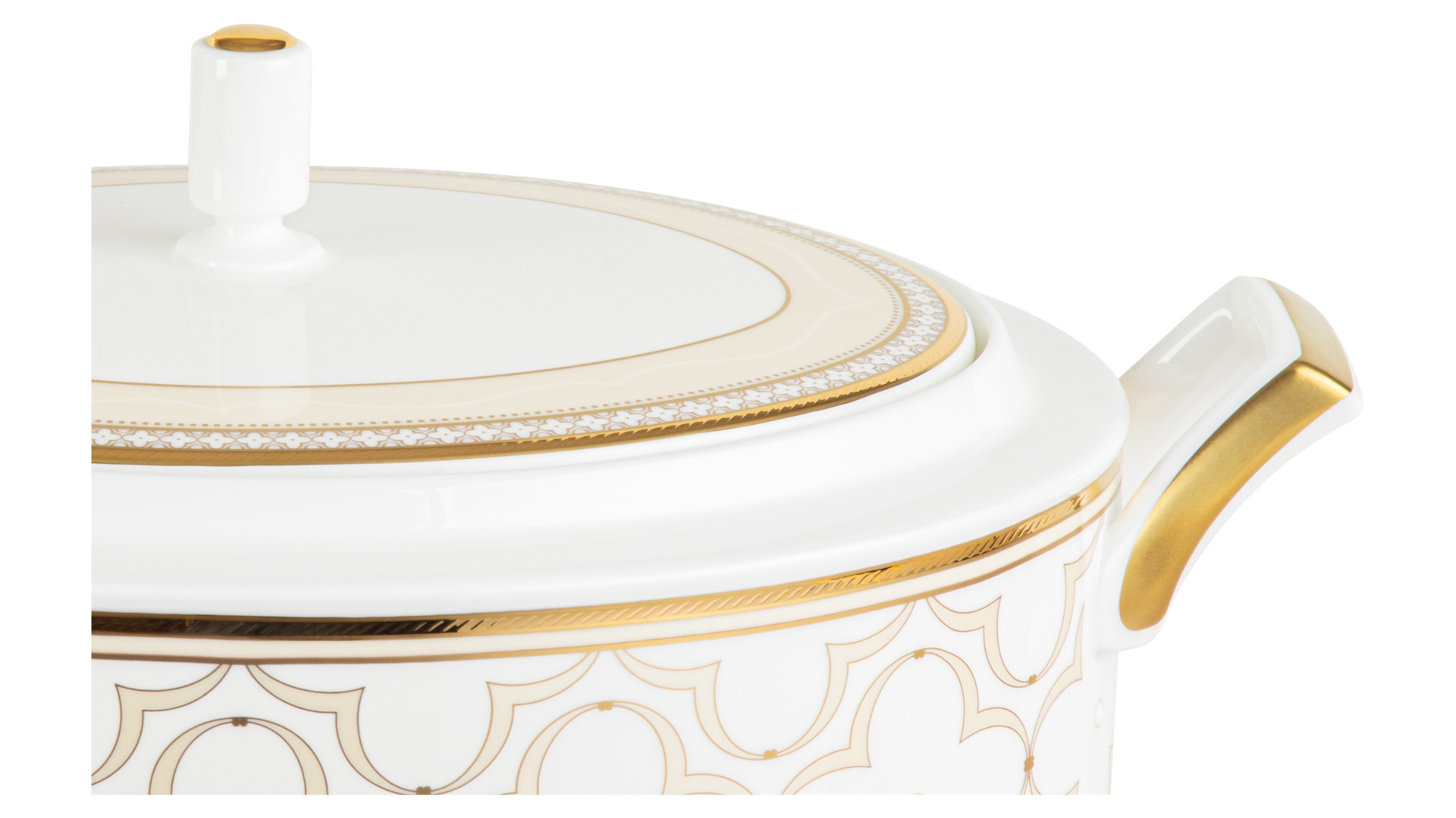 10657438 Noritake Сервиз столовый Noritake Трефолио,золотой кант на 6 персон 26 предметов, фарфор Фарфор костяной  - Вид №12