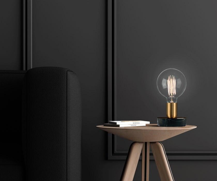 KAISHI Настольная лампа из мрамора Candle Ks6313t - Вид №7