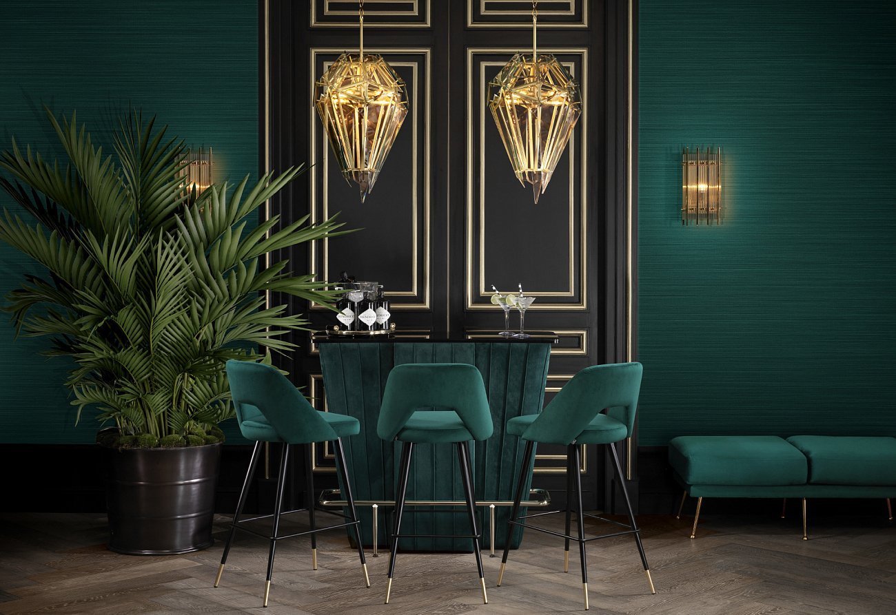 Банкетка 112034 от Eichholtz зеленая EICHHOLTZ ДИЗАЙНЕРСКИЕ 248023 Зеленый  - Вид №6