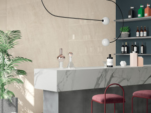 Пол / керамогранит с мраморным эффектом