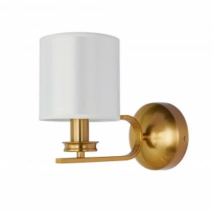 Бра с абажуром белое Venustus 2679-1W FAVOURITE VENUSTUS 00-3930718 Белый;золото