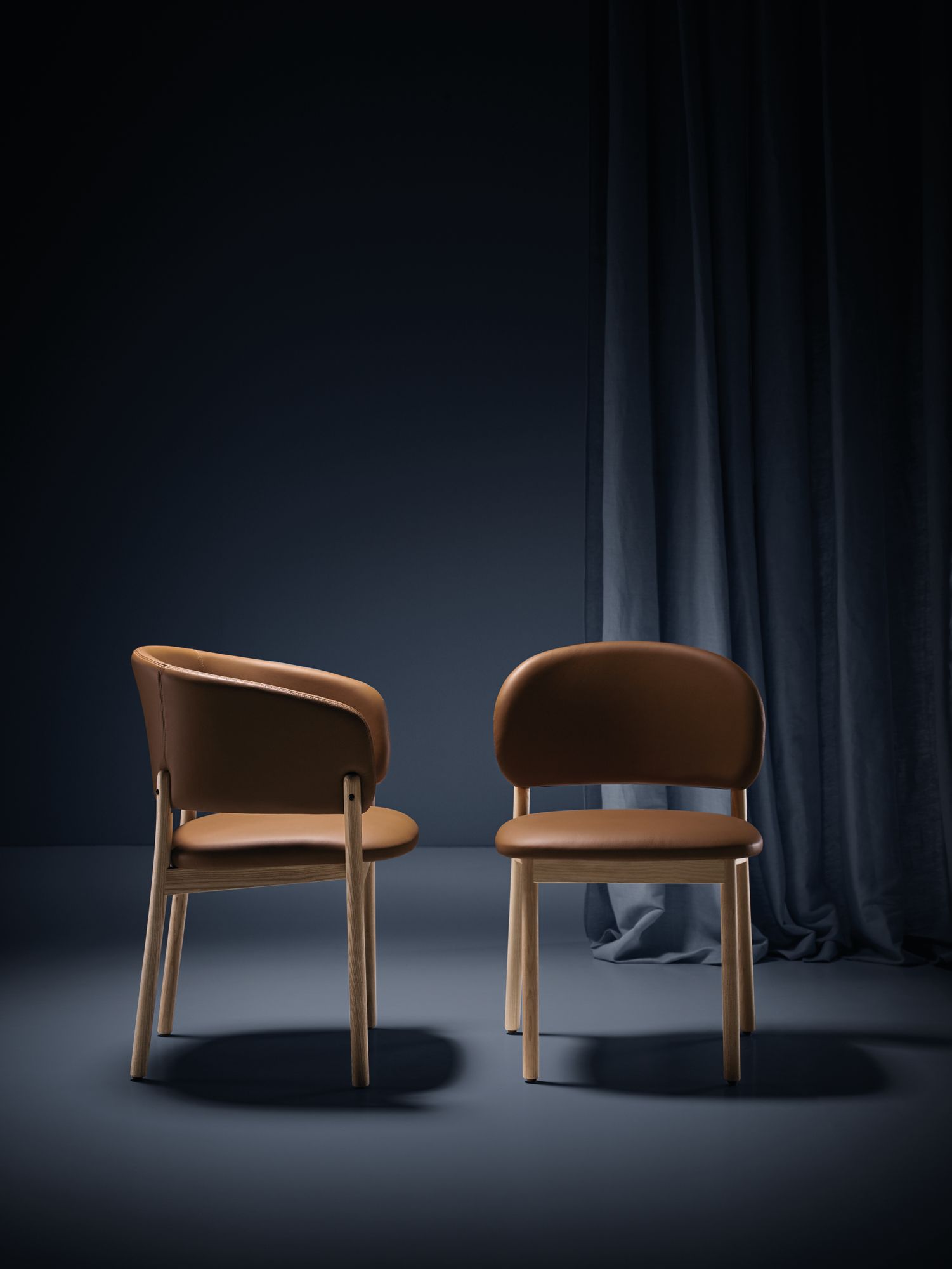 Кожаный мягкий стул Blasco&Vila RC Wood ARCH-00153009 - Вид №3