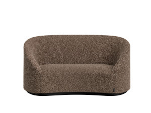 2-местный изогнутый тканевый диван