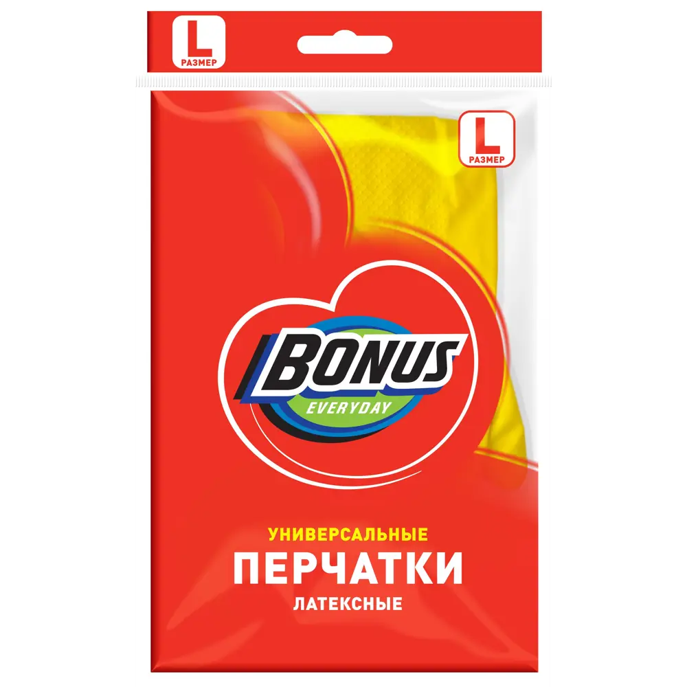Перчатки латексные Бонус размер 9/L универсальные 85881654 STLM-2035803 