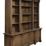 HB410 Книжный шкаф с колоннами ijlbrown  - Вид №9