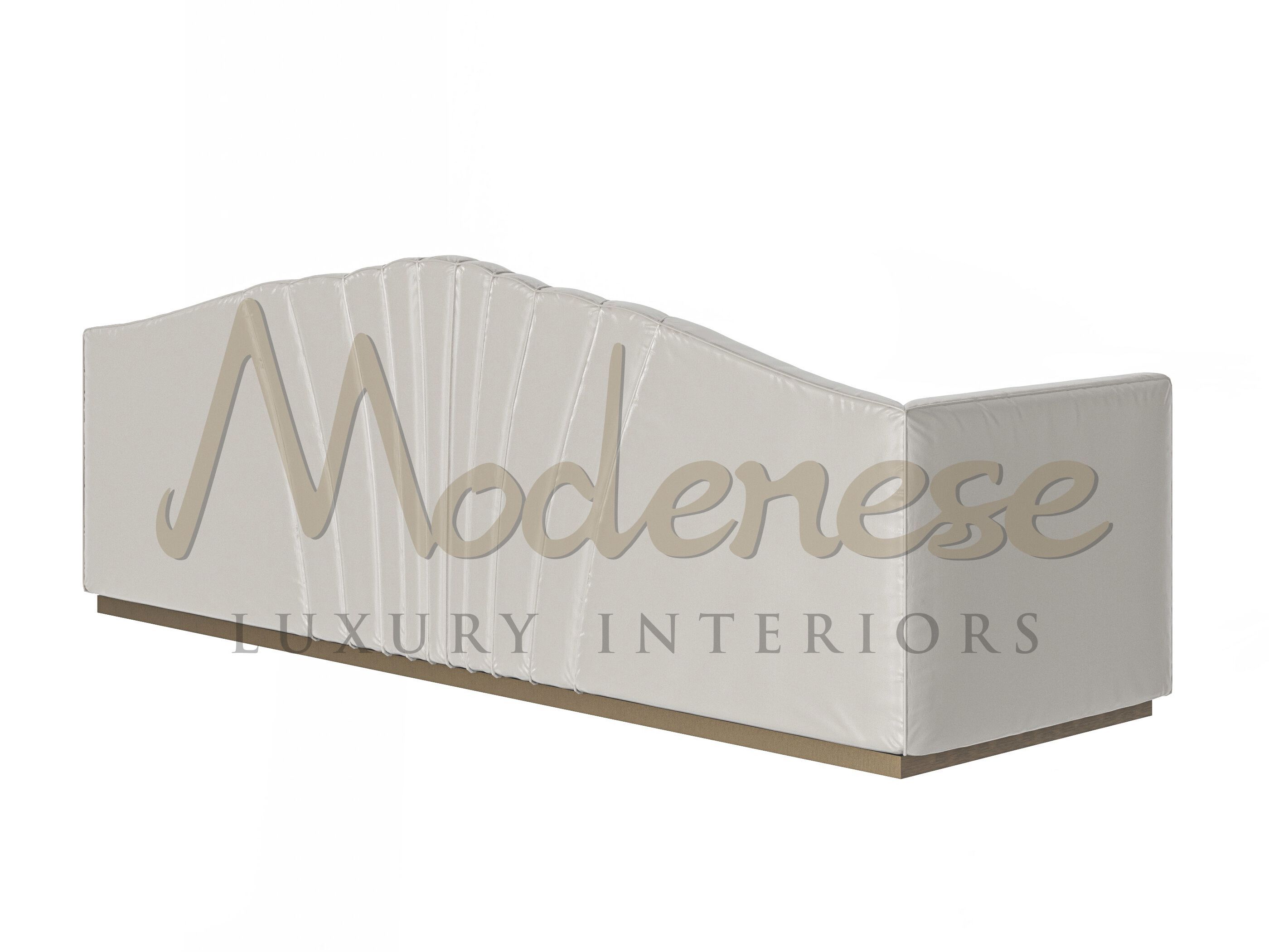 3-местный кожаный диван Modenese Luxury Interiors ECLIPSE MODERN ARCH-00022891 - Вид №3