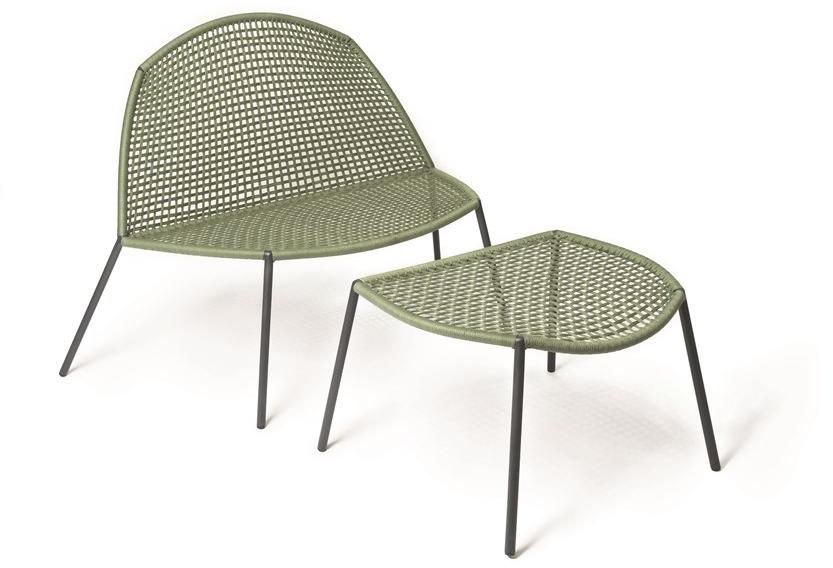 FISCHER MÖBEL Подставка для ног веревочная садовая Bloom 3220as - Вид №3