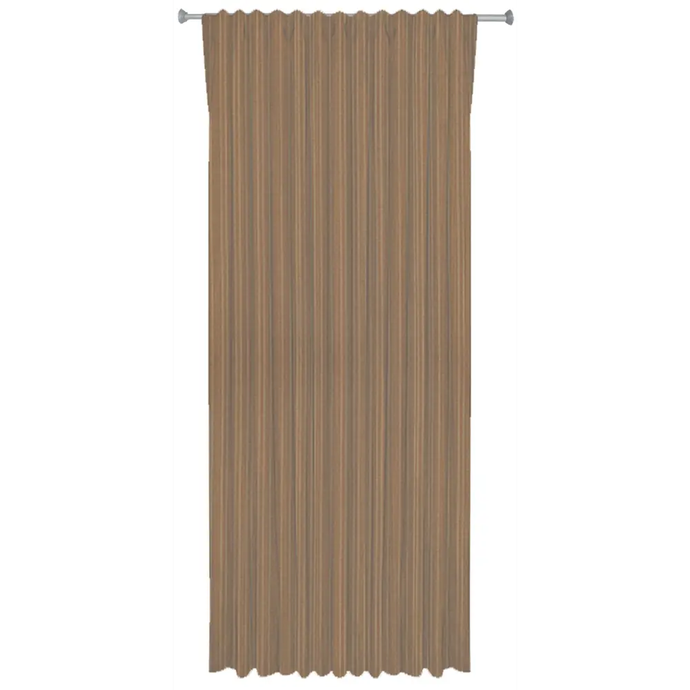 WITERRA Штора на ленте с полосками терракотового цвета 200×280 см 89427494 STLM-1576874 - Вид №1