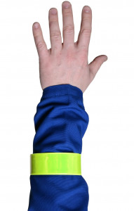 60505 Браслет светоотражающий лимонный  Сигнальная одежда размер