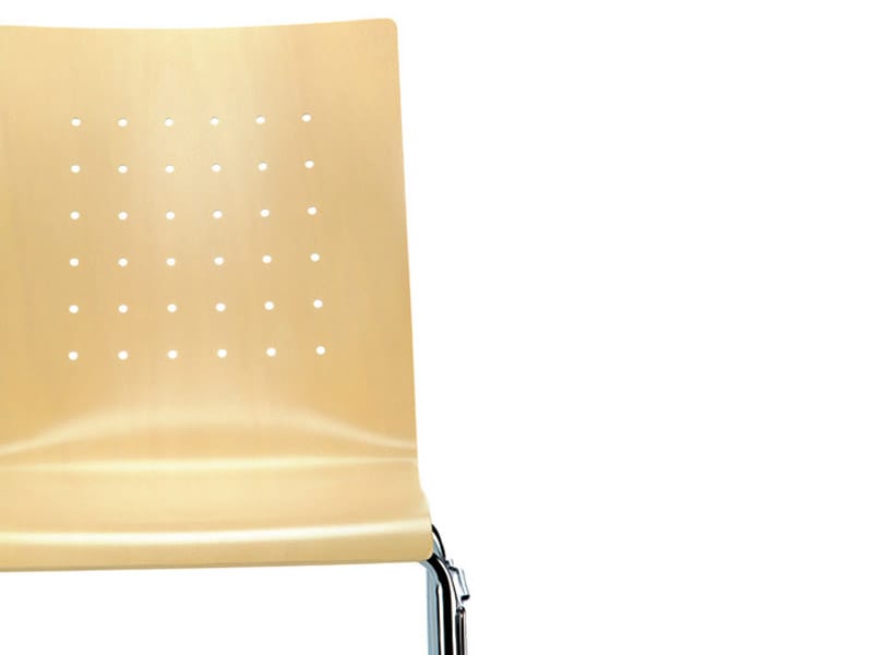 Деревянный шпон консольный штабелируемый стул Brunner ARCH-00079271 - Вид №2