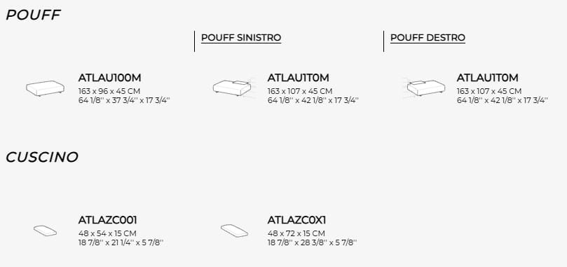 Ткань диван Ditre Italia ATLANTIS ARCH-00035005 - Вид №25