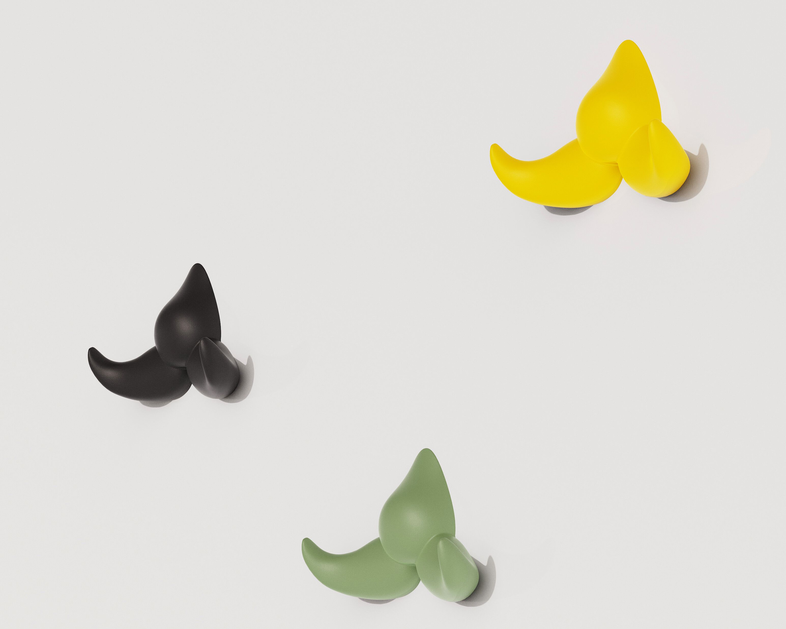 Настенная вешалка из смолы SLIDE BAFFO ARCH-00061270 - Вид №6