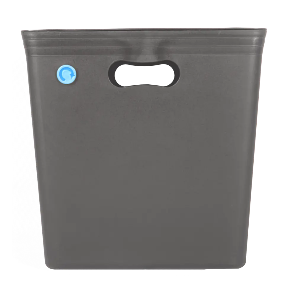 Контейнер для мусора Stockholm 24.5x33.5x33.3 см 20 л пластик цвет серый PLAST TEAM STLM-2031366 - Вид №1