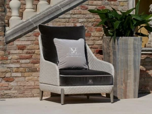 Samuele Mazza Outdoor Садовое кресло из пластмассы с подлокотниками Kenzia