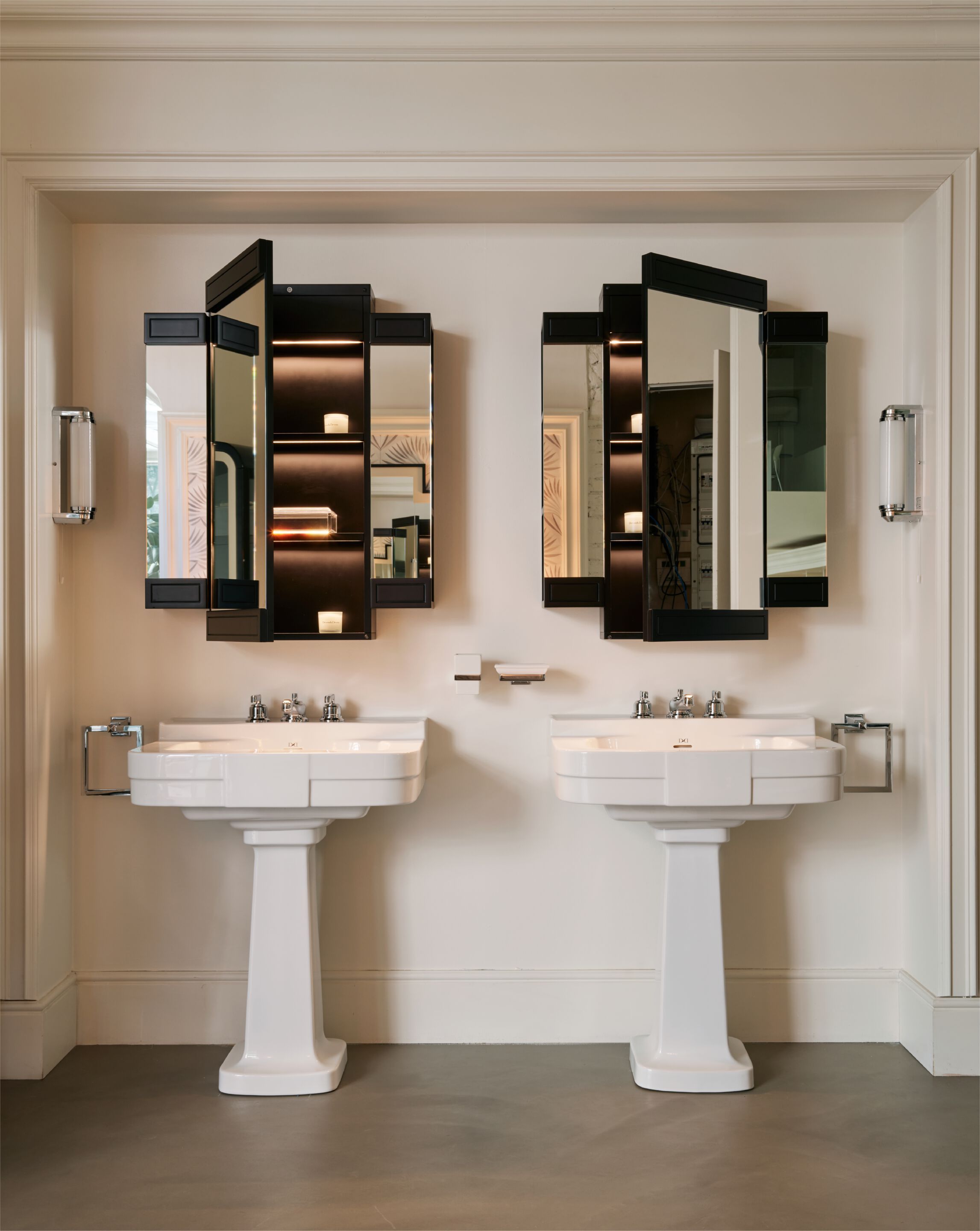 Деревянное зеркало с контейнером Devon&Devon CHÂTEAU ARCH-00108994 - Вид №3