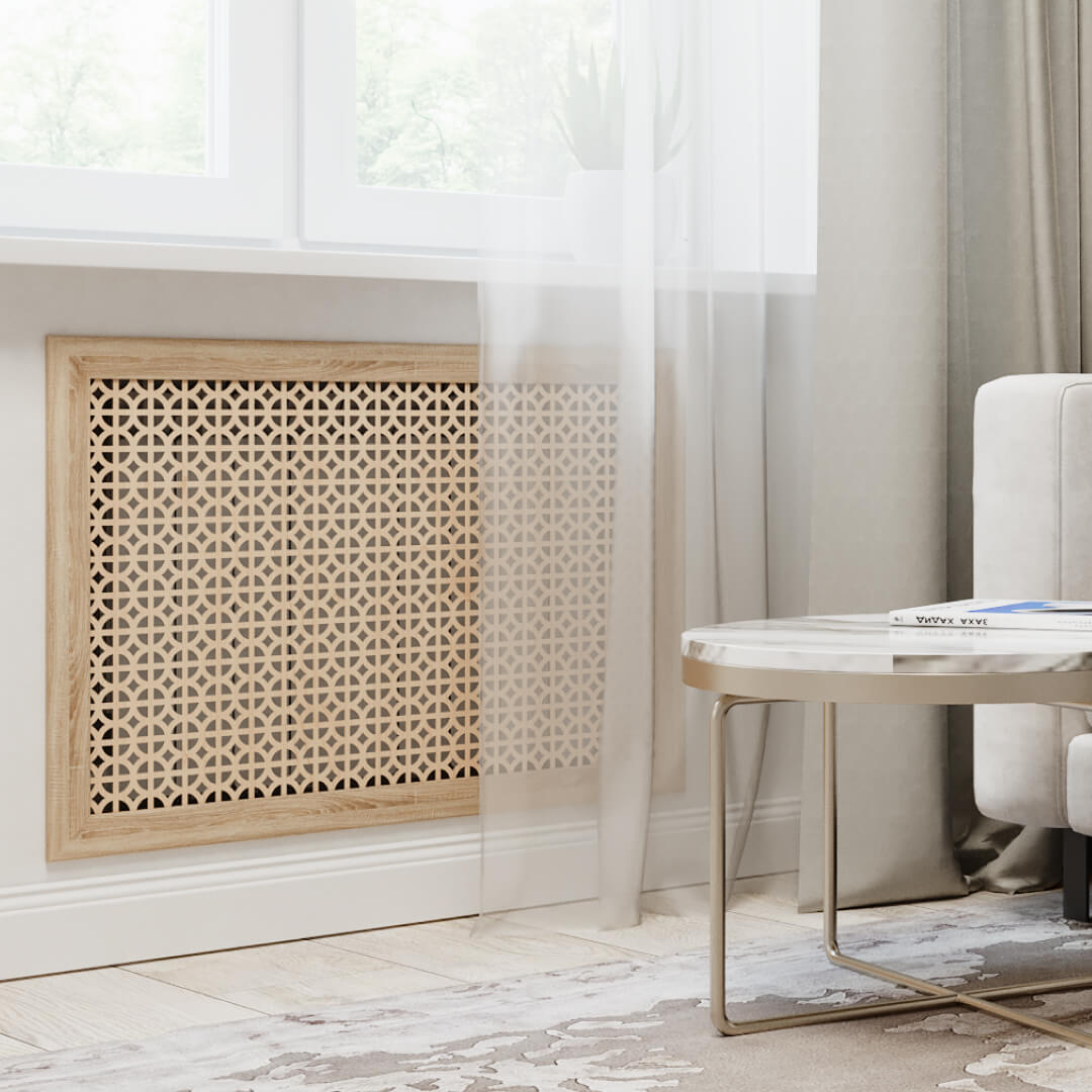 Экран для радиатора 90х60 см Сусанна дуб сонома STELLA STSR-1200 Standart - Вид №1